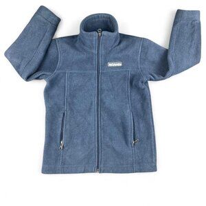 Columbia Youth XS Fleece Jacket — Cozy Classic in Deep Blue